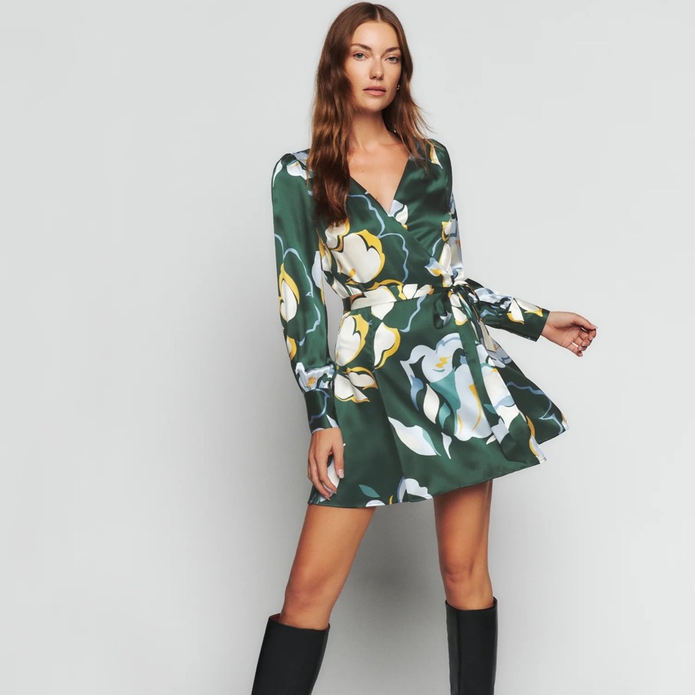 REFORMATION| Chrisley Silk Dress
